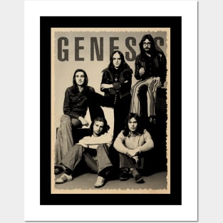 Genesis Rock Legends - Pay Tribute on Your Classic Band T-Shirt Posters and Art